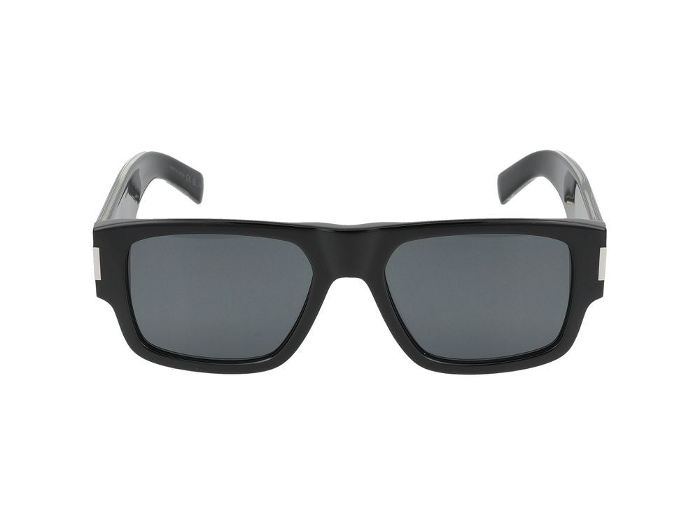 Saint Laurent Black Square Frame Acetate Sunglasses