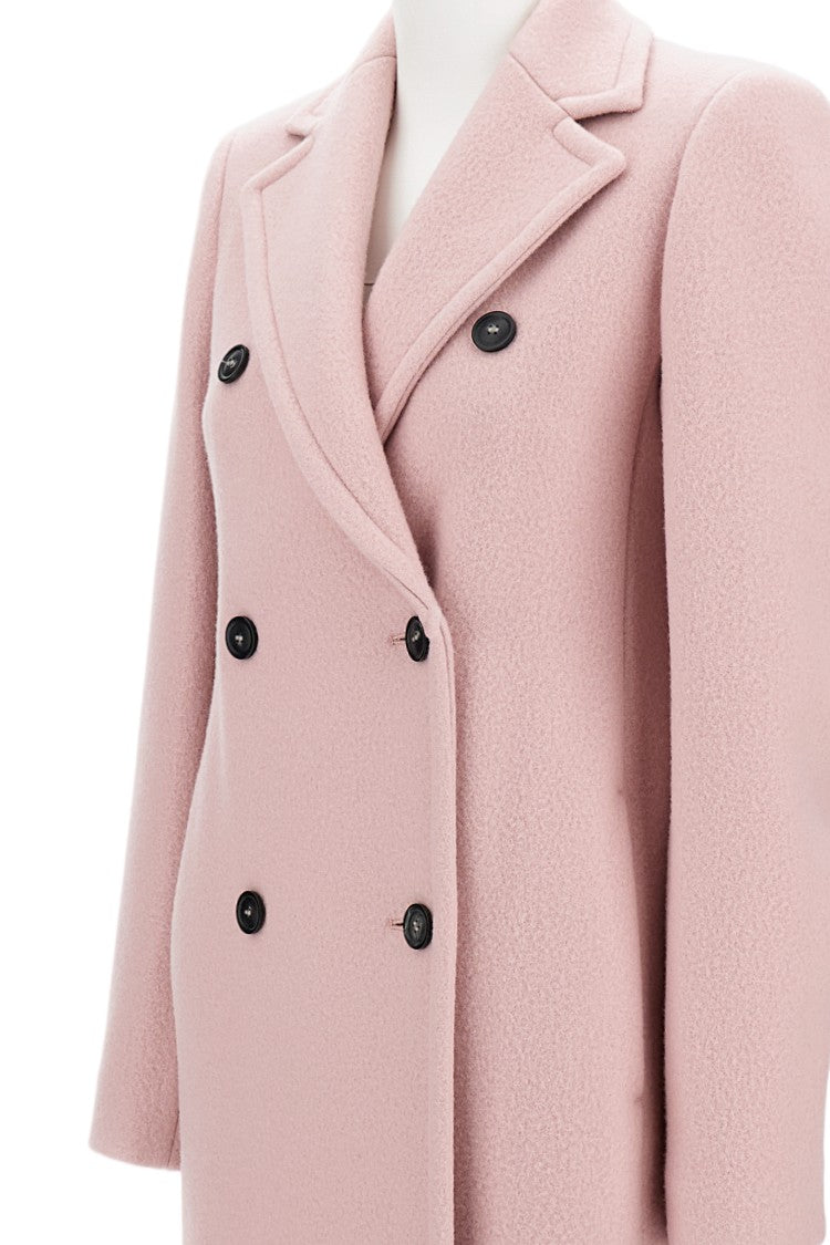 Sportmax Double-Breasted Coat With Masculine Lapel And Back Martingale