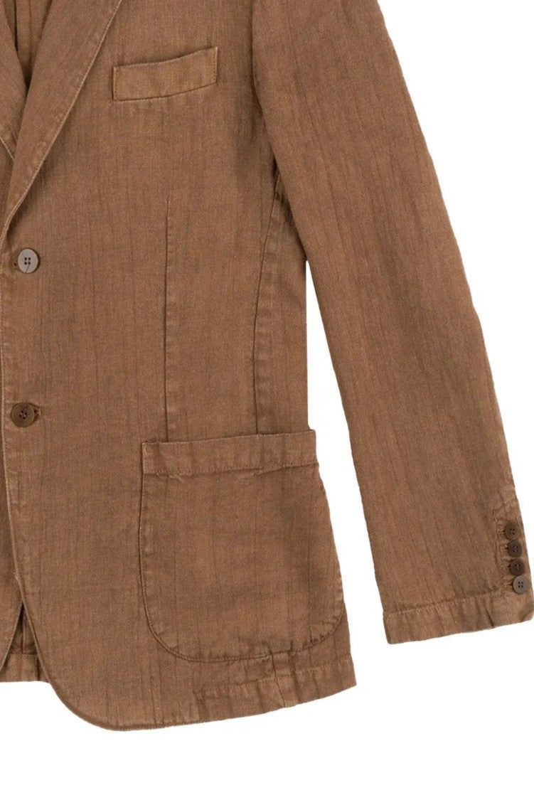 Original Vintage Linen Deconstructed Jacket