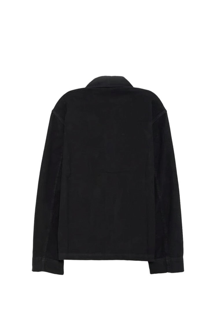 Our Legacy Minimalist Black Long-Sleeve Shirt With Classic Collar