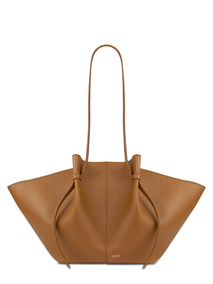 Yuzefi Bovine Leather Elongated Mochi Tote Bag