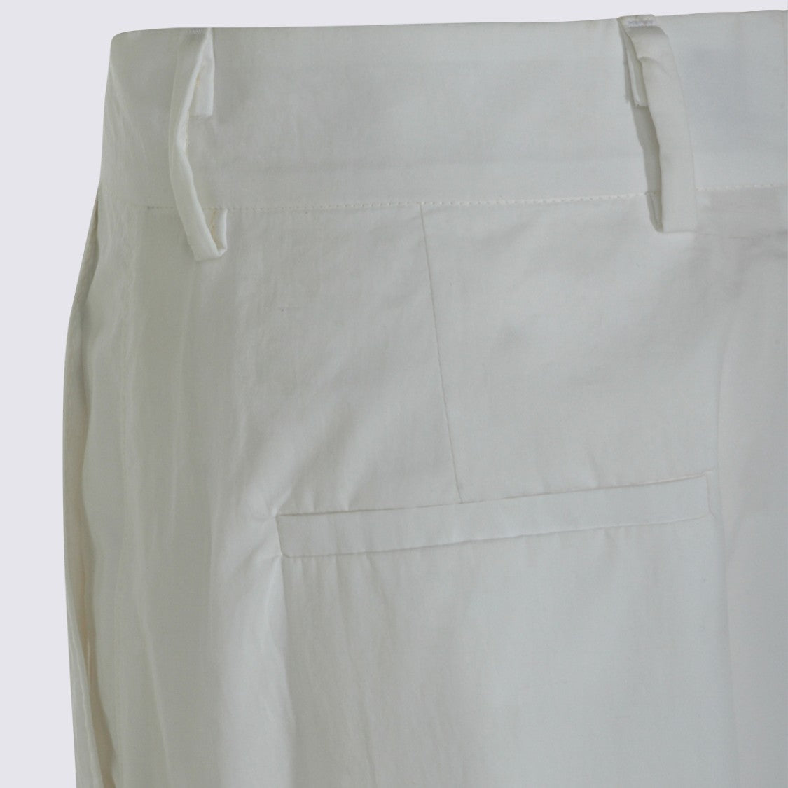 Moorer High-Waisted Straight-Leg Trousers With Pleated Front And Welt Pockets