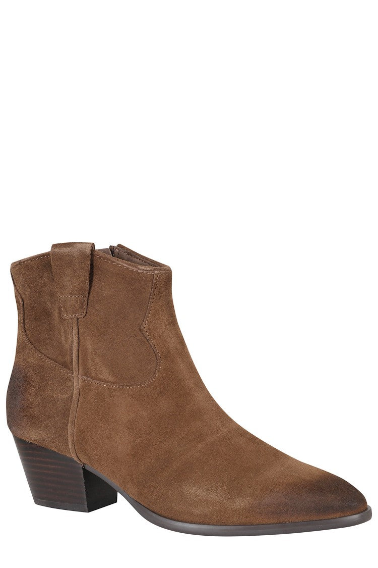 Ash Mink Fame Suede Ankle Boots