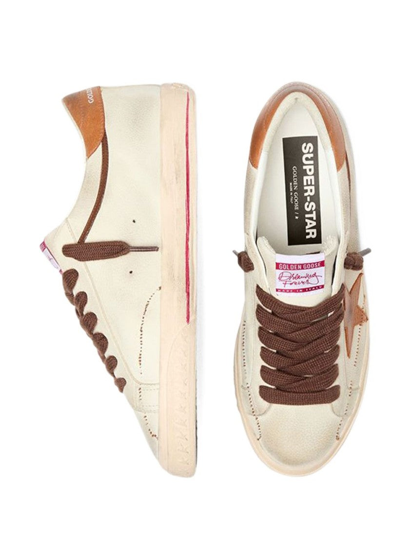Golden Goose Silk And Nylon Patchwork Lace Sneakers