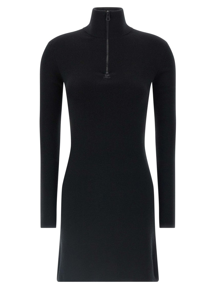 Courrèges Wool Knit Dress