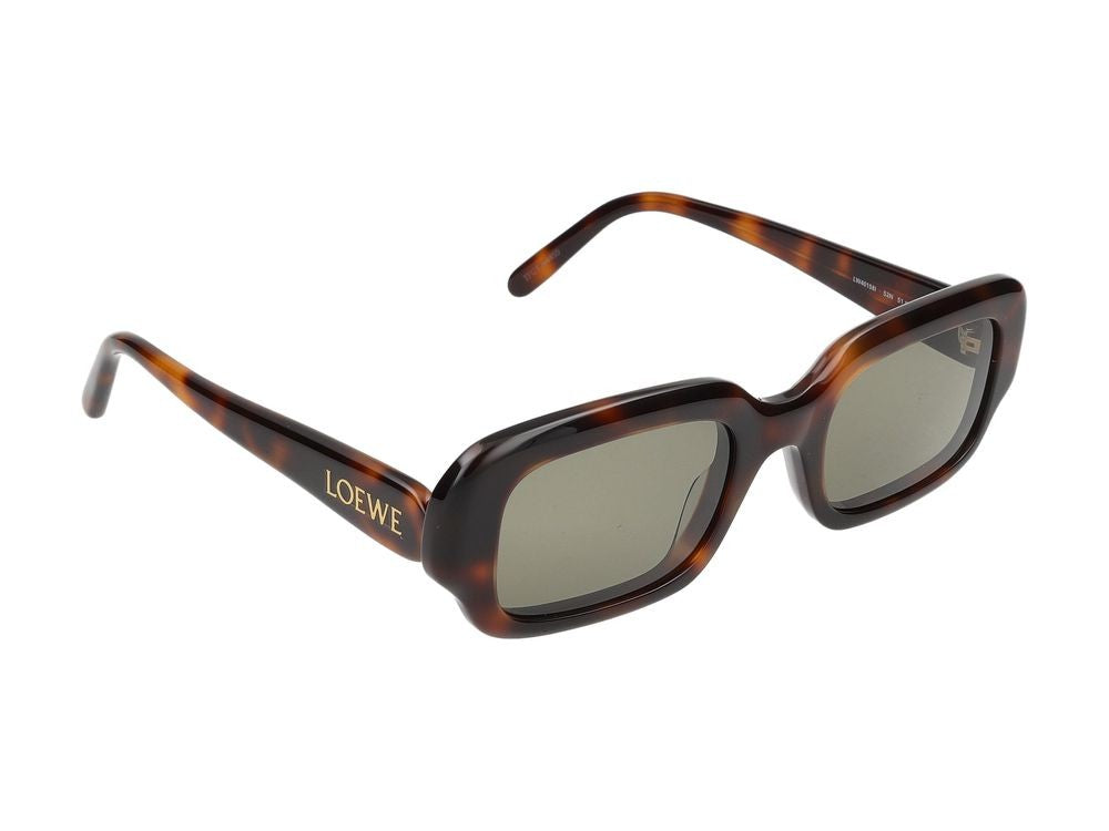 Loewe Tortoiseshell Lw40158i Square Acetate Sunglasses