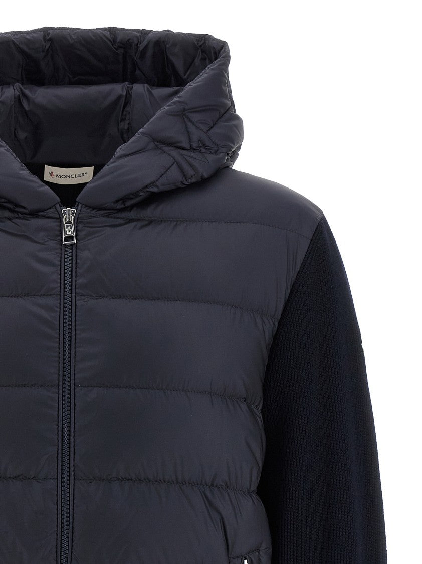 Moncler Ribbed Wool Hoodie