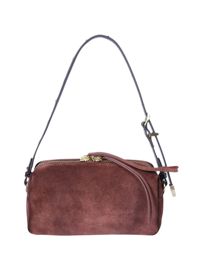 Pinko Mini Suede Bauletto Trittico Handbag