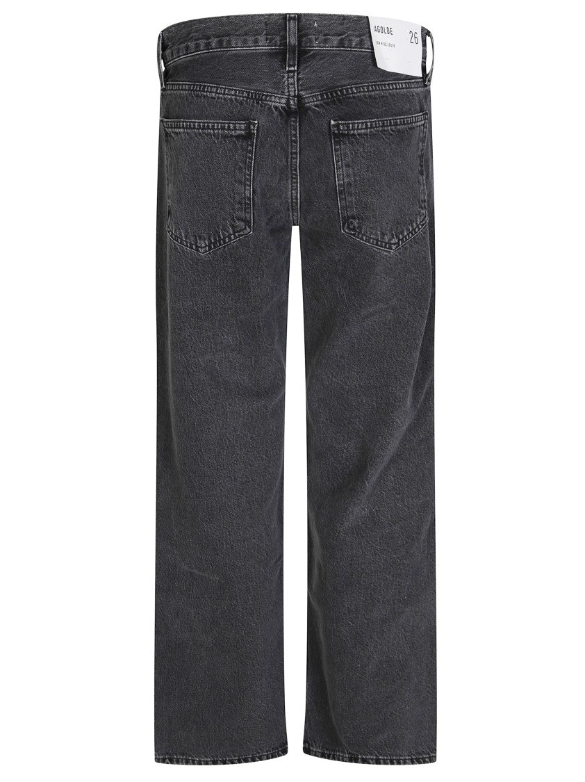 Agolde Straight-Leg Low-Rise Jeans