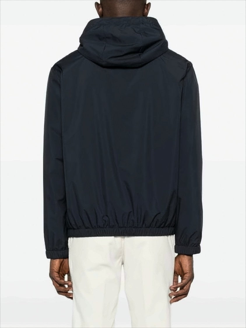 Lardini Lightweight Matte Finish Lardini Jacket With Adjustable Hood