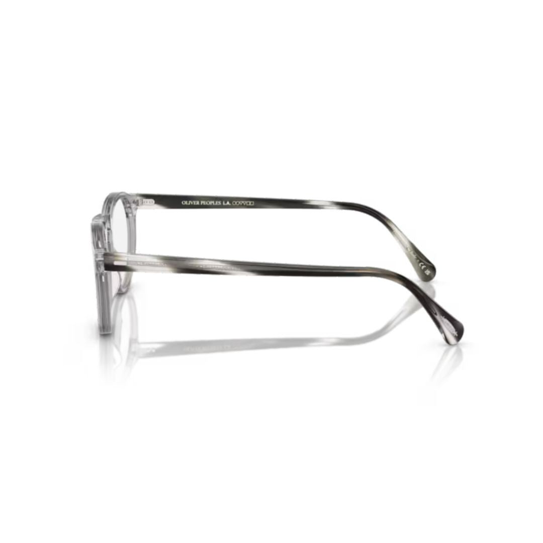 Oliver Peoples 0Ov5186 Translucent Acetate Round Frame Eyeglasses With Keyhole Bridge