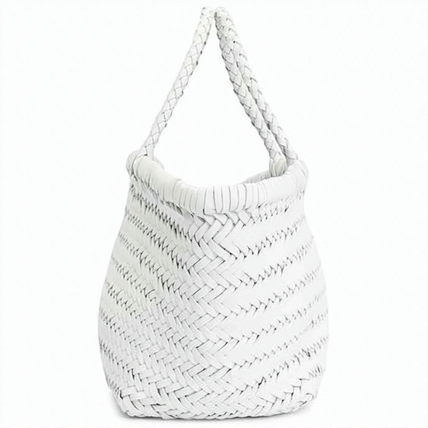 Dragon Diffusion Woven Calf Leather Shoulder Bag