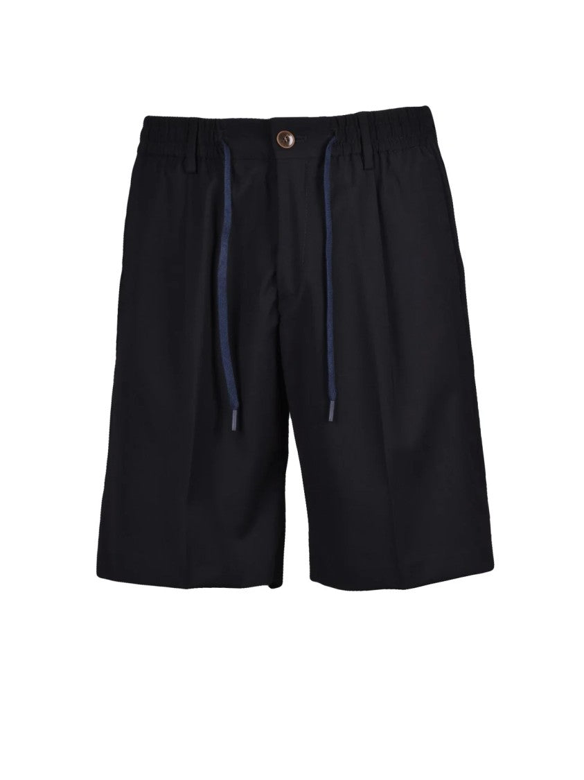 Daniele Alessandrini Black Polyamide Elastane Shorts