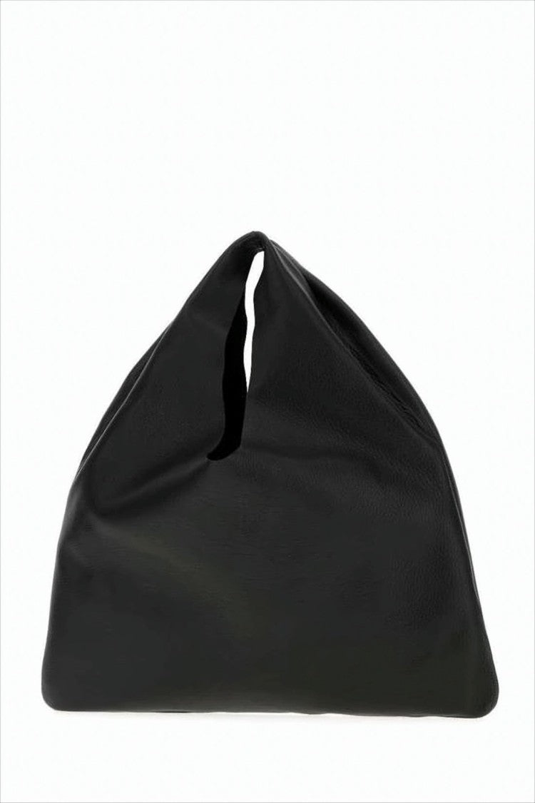 The Row Triangular Silhouette Tote Bag In Smooth Cow Leather
