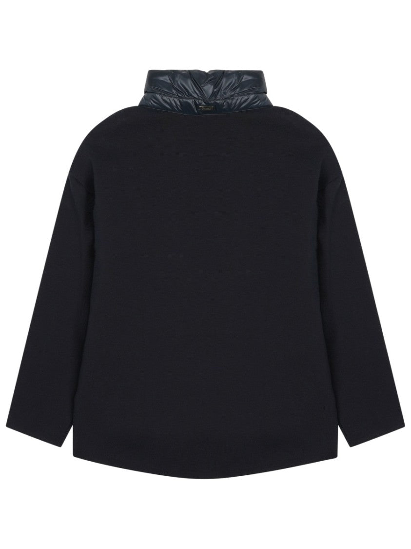 Herno Padded Contrasting Sleeves Cotton Down Jacket