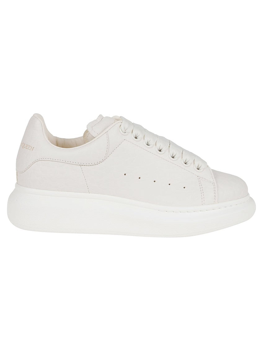Alexander Mcqueen Oversized Sneakers In Hammered Leather