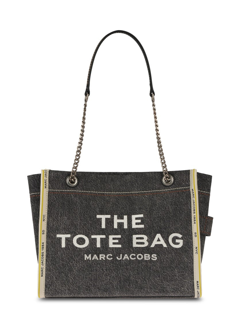 Marc Jacobs Medium Grey Tote With Structured Silhouette