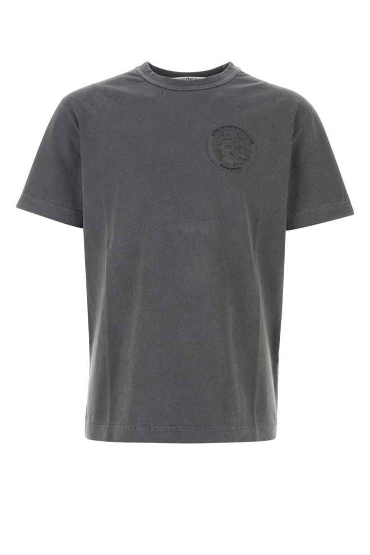 Alexander Wang Anthracite Cotton T-Shirt