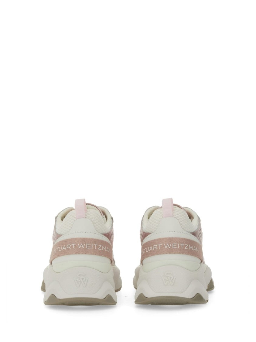 Stuart Weitzman Textured Upper Sneakers