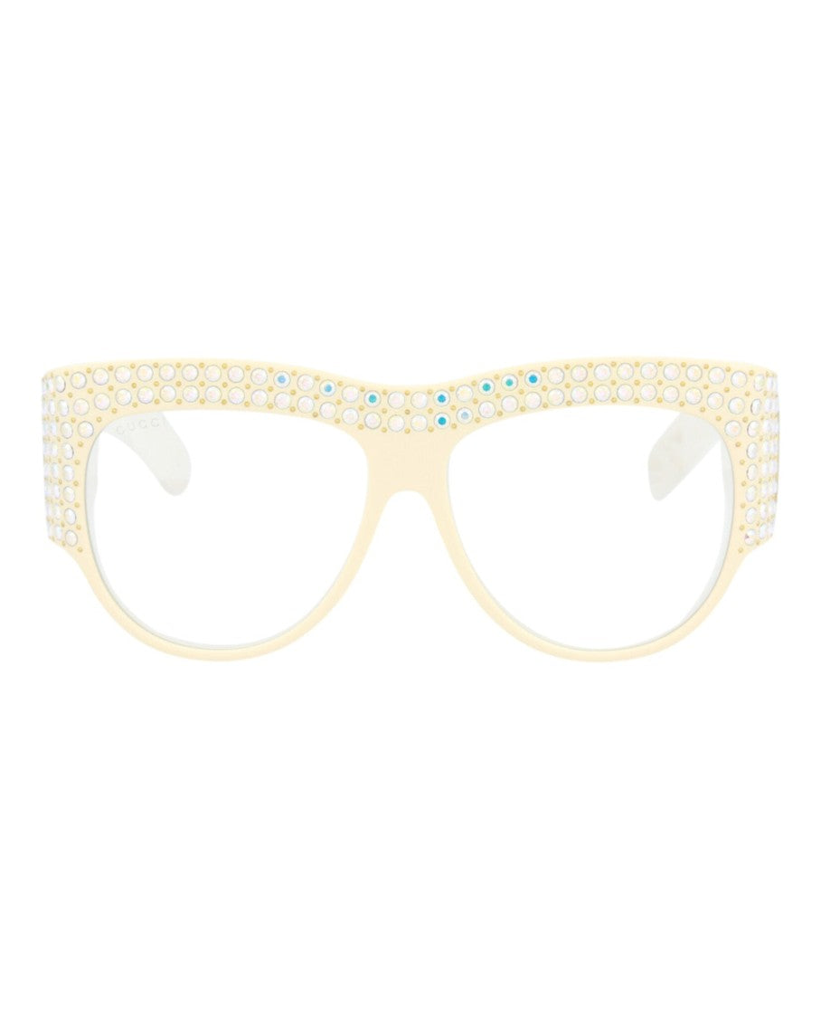 Gucci Round-Frame Acetate Sunglasses