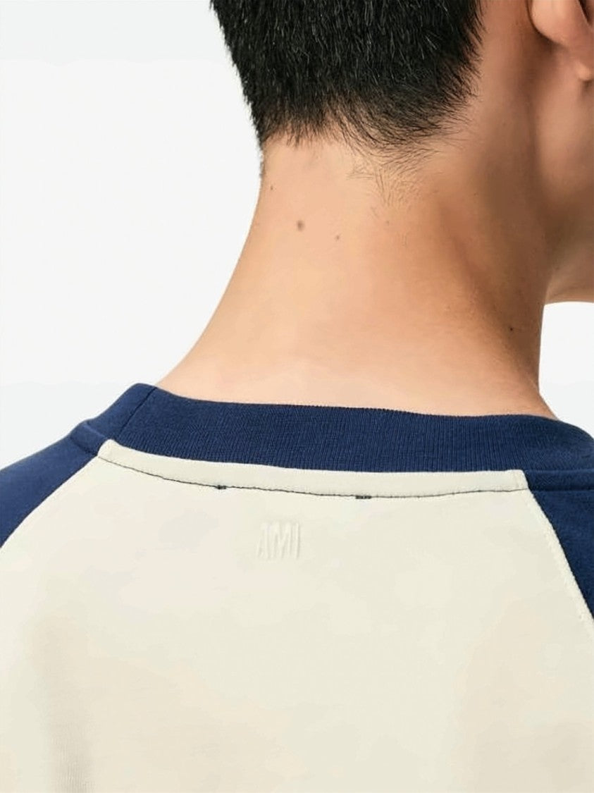 Ami Paris Raglan Sleeve T-Shirt