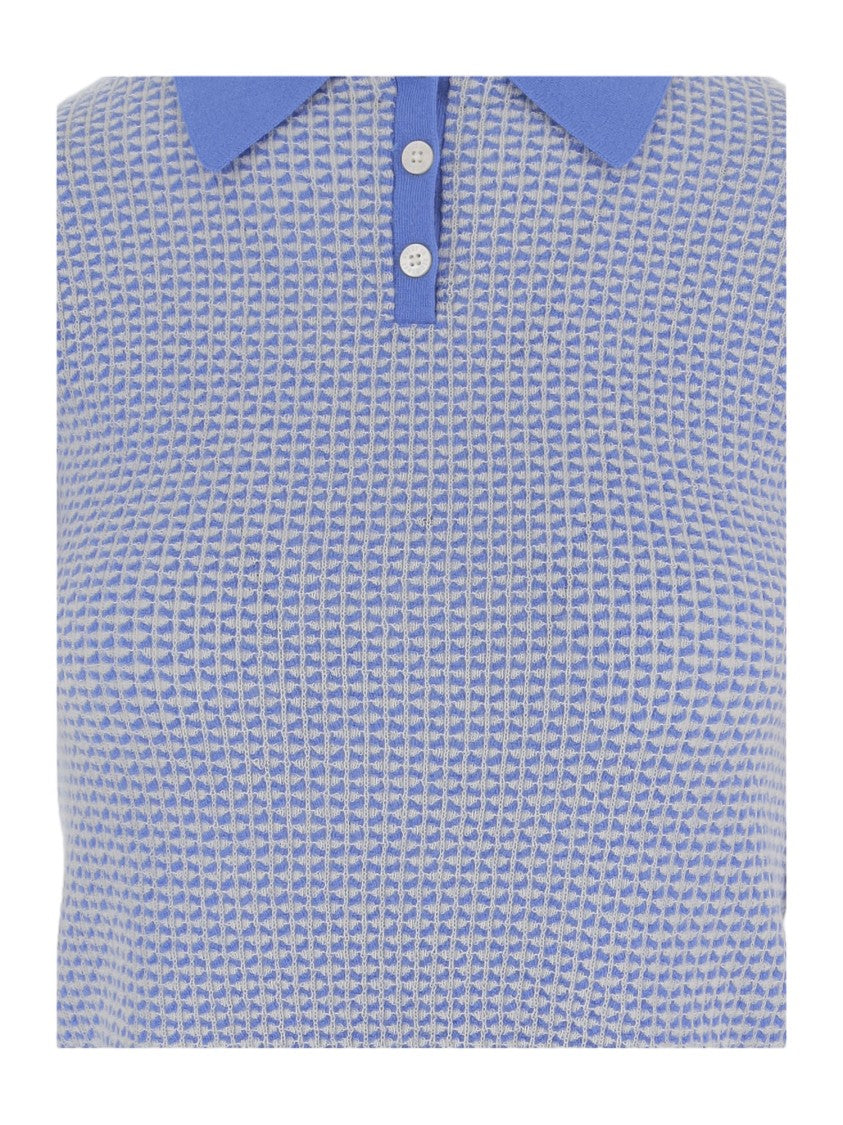 Guest In Residence Shrunken Cashmere Pique Polo Shirt