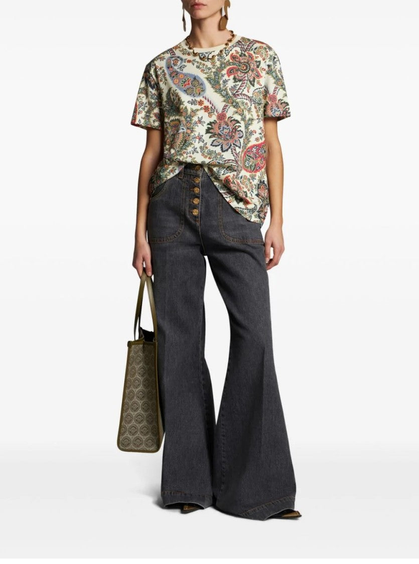 Etro Mw Cut E Sew T-Shirt