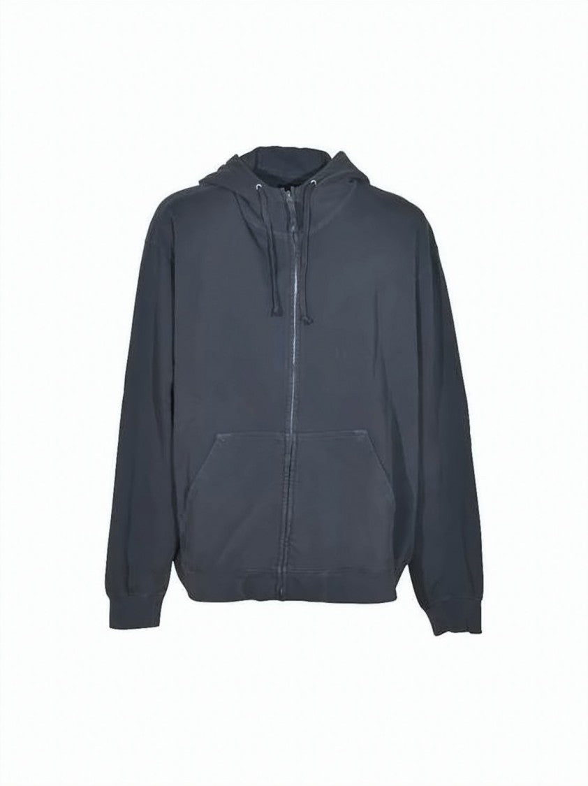 Maison Margiela Zip-Up Hoodie With Drawstring Hood And Kangaroo Pocket
