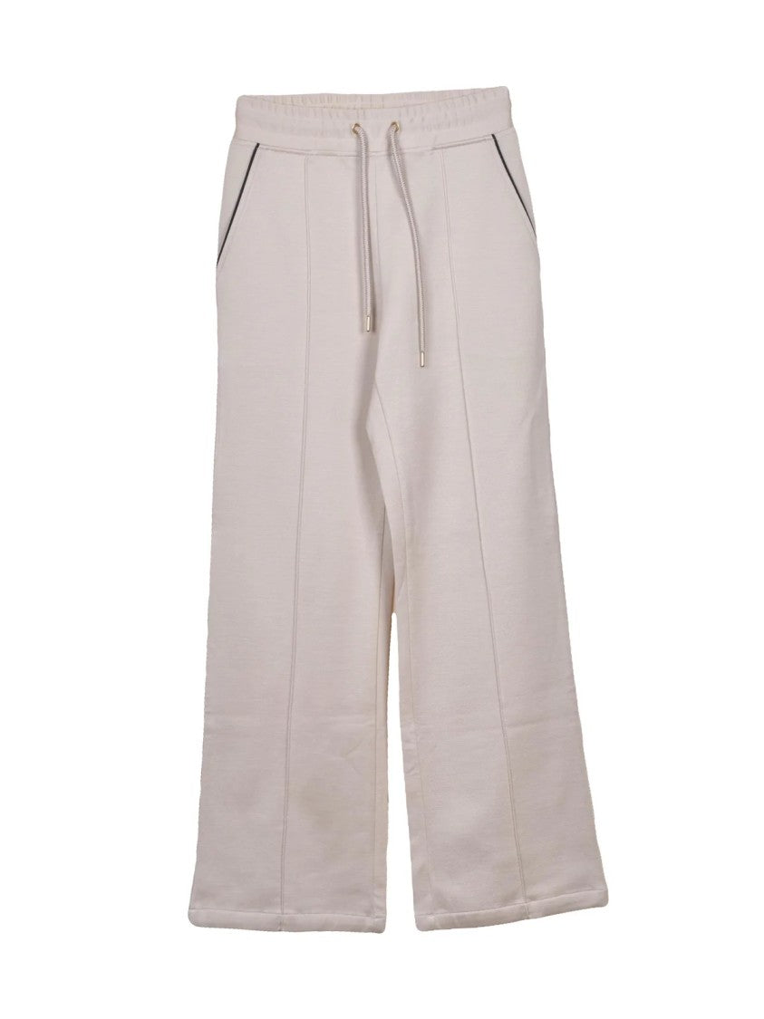 Eleventy Eleventy Cotton Silk Elastane Trousers - Beige