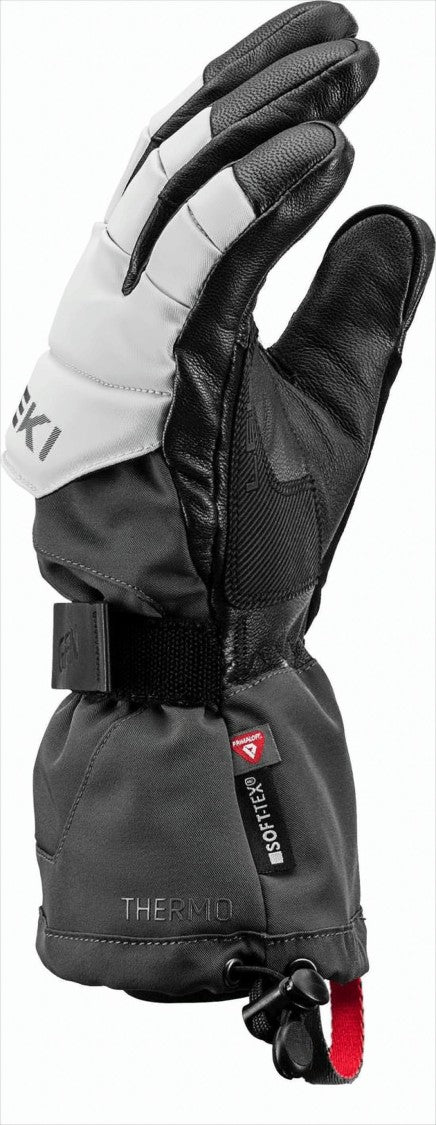 Leki Padded Goat Leather Gloves With Adjustable Cuffs