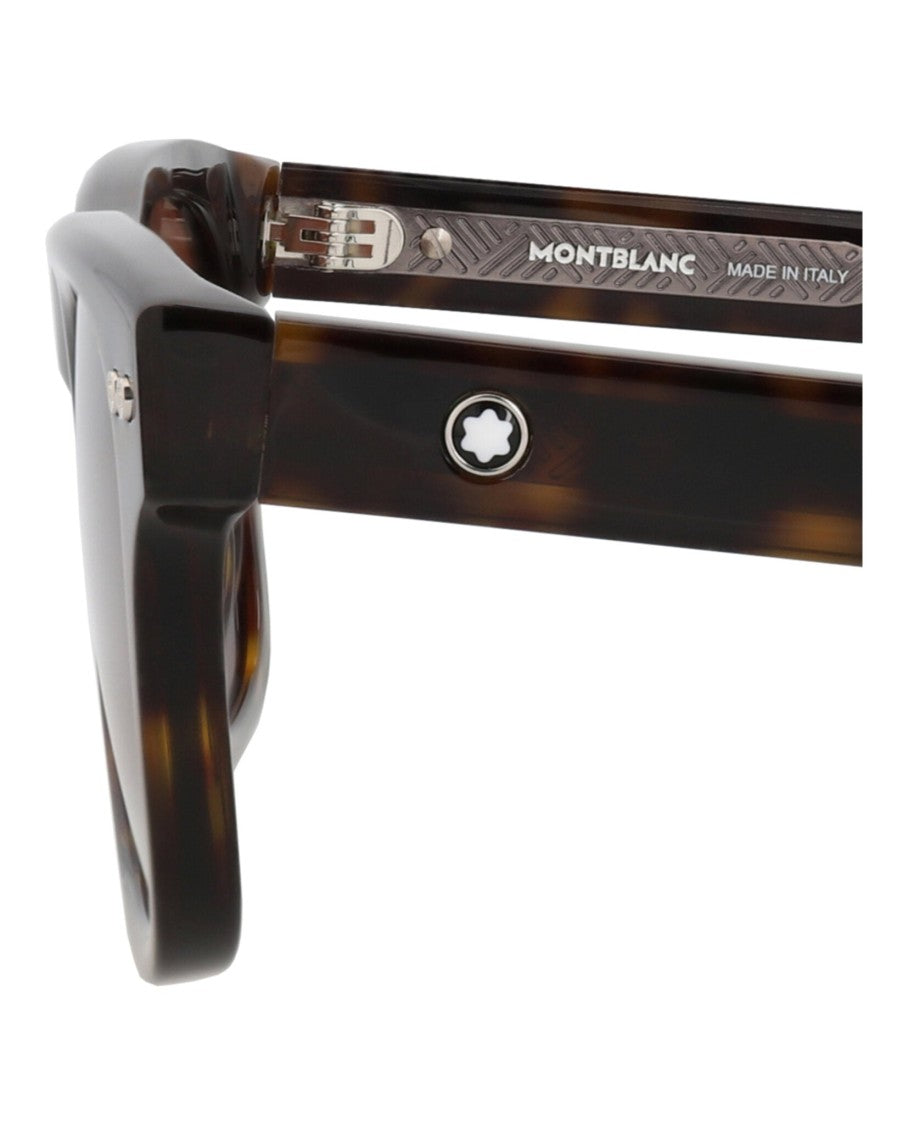 Montblanc Square-Frame Recycled Acetate Sunglasses