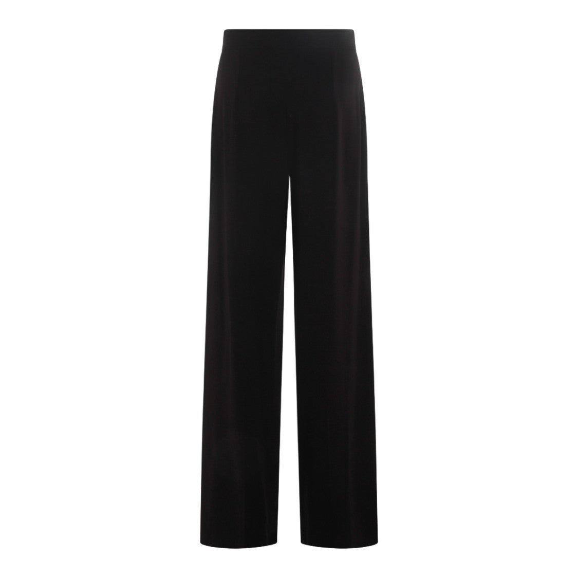 Nissa High-Waisted Wide-Leg Trousers With Metallic Accent