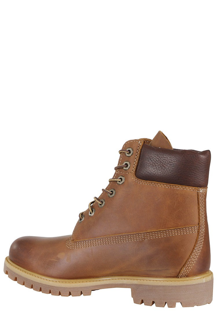 Timberland Water-Resistant Leather Stivaletto With Padded Collar