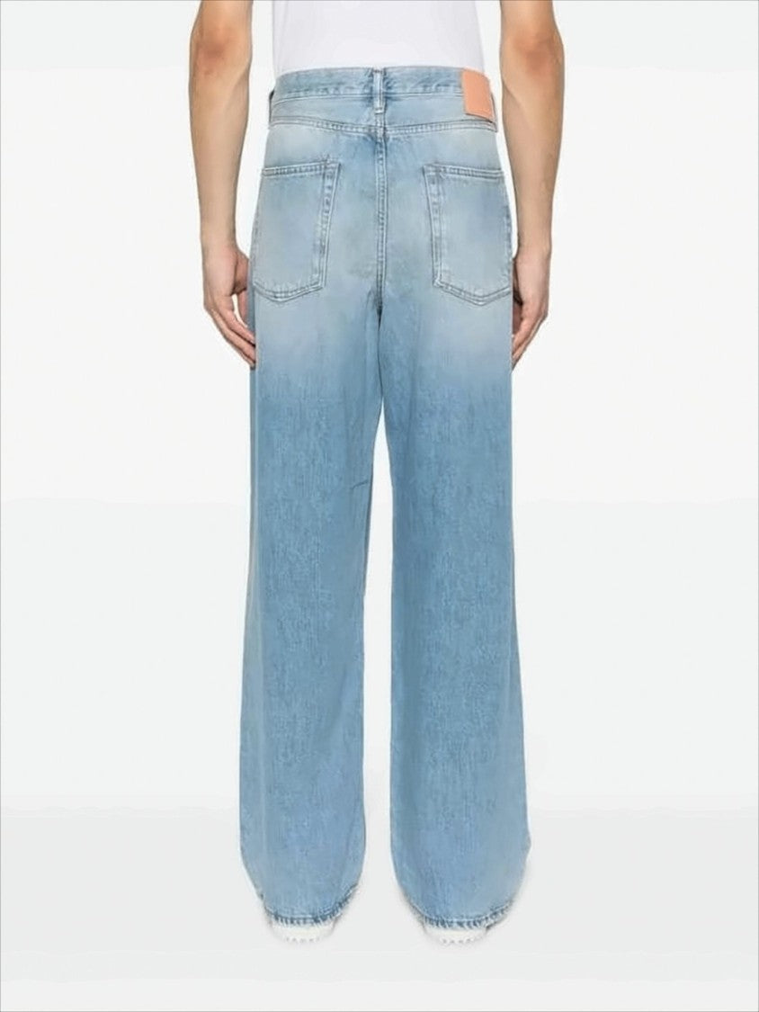 Acne Studios Wide-Leg Denim Pants With Classic Five-Pocket Design