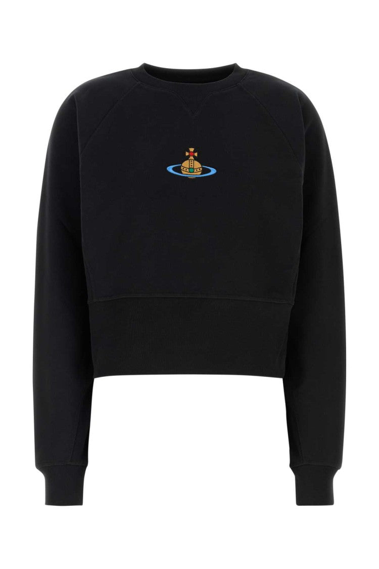 Vivienne Westwood Black Cotton Sweatshirt