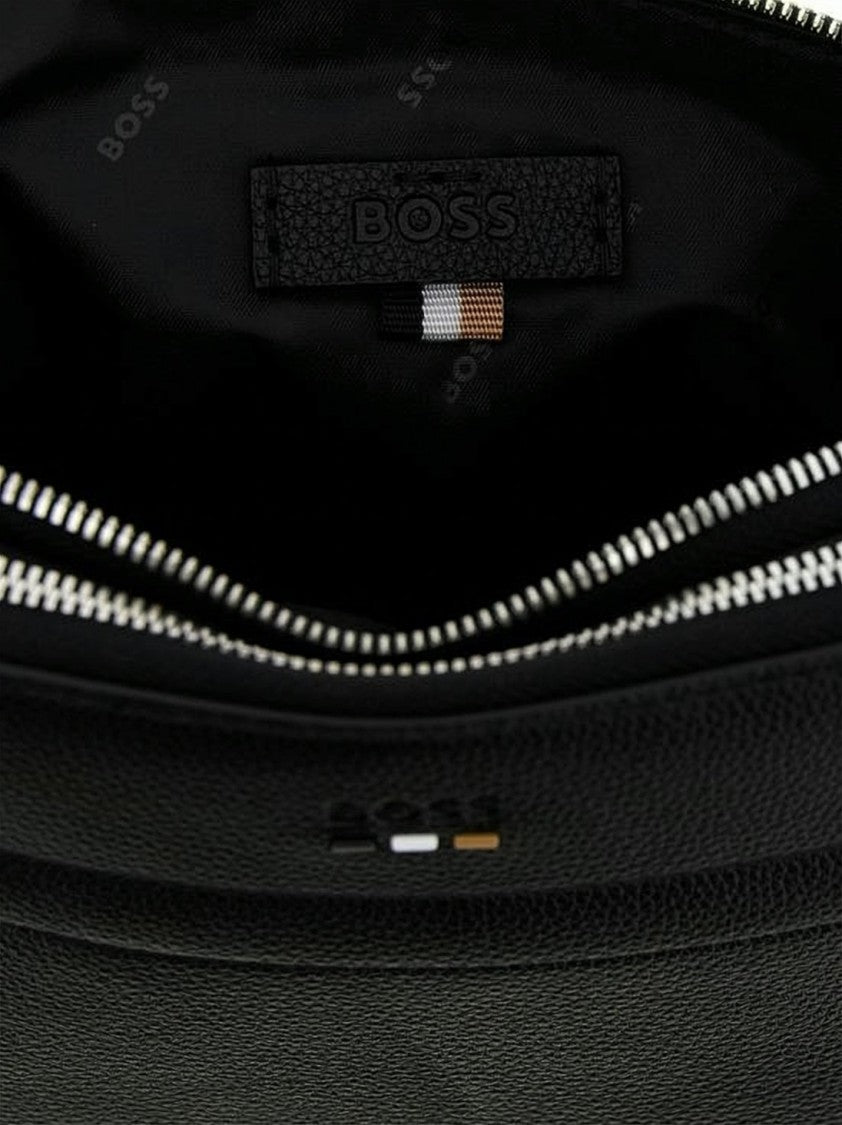 Hugo Boss Rectangular Black Crossbody Bag