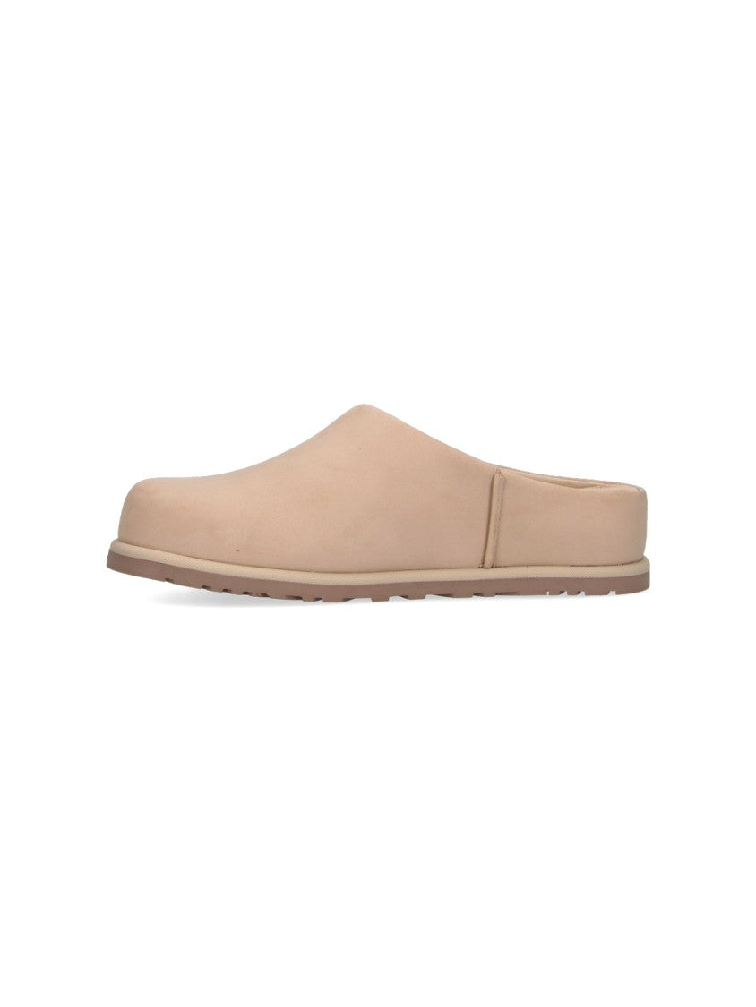 Ugg Beige Rounded Toe Slip-On Sandals