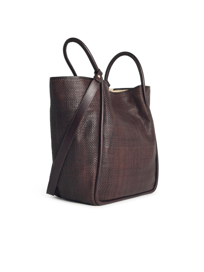 Dragon Diffusion 'Ana' Dark Brown Leather Bag