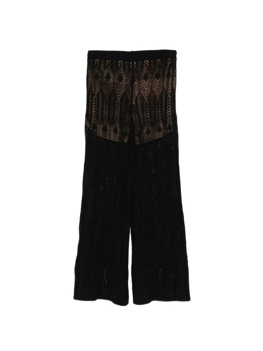 Liu Jo Black Lace Elasticated Shorts