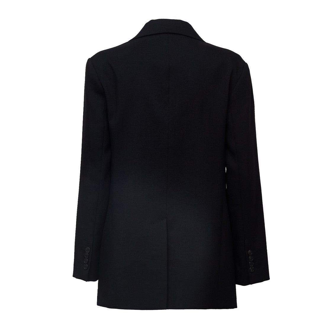 Max Mara Asta Single-Button Natural Stretch Wool Blazer