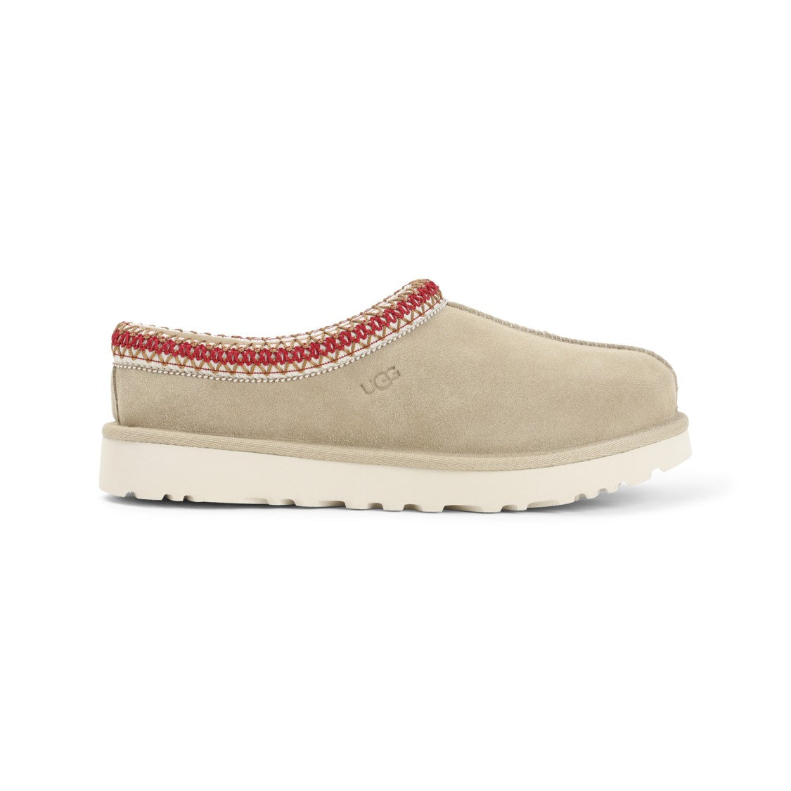Ugg Suede Slip-On Slippers With Mutton Lining And Lightweight Outsole