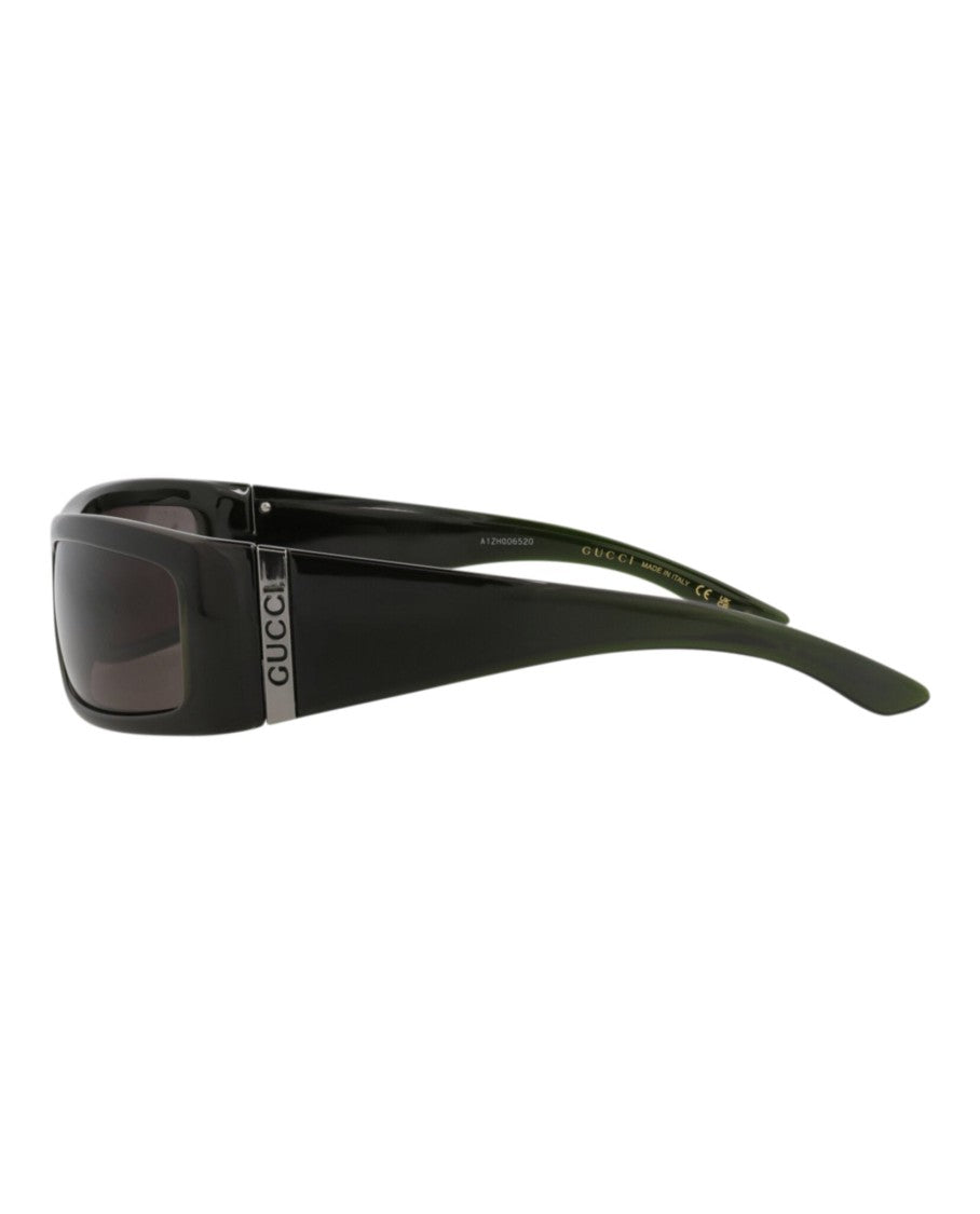 Gucci Shield-Frame Injection Sunglasses