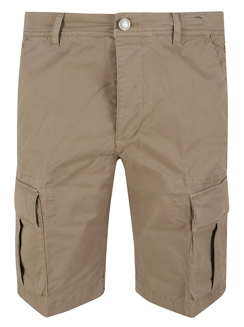 Barba Napoli Classic Cargo Bermuda Shorts With Cotton Blend Fabric