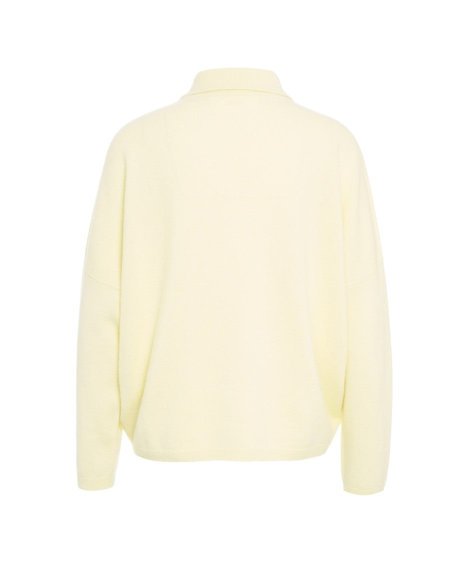 Mvm Knitted Sweater With Polo Neck