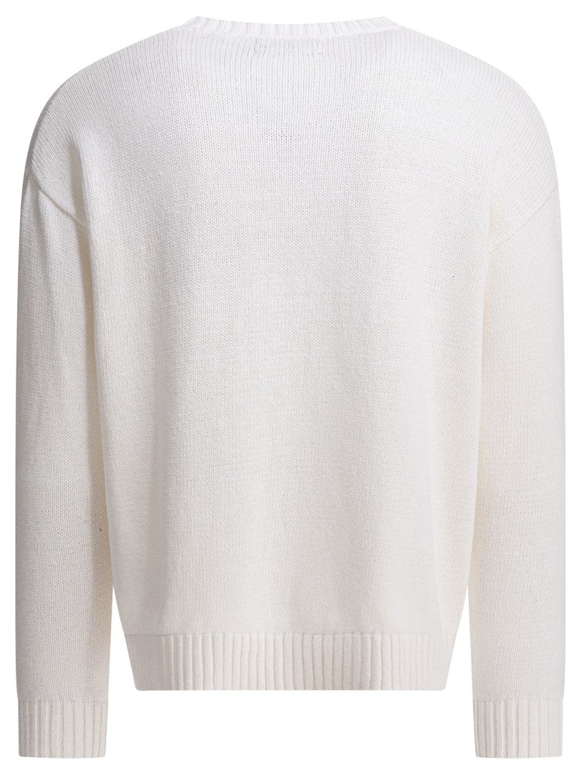 Polo Ralph Lauren Relaxed Fit Knitwear With Contrasting Script Detail