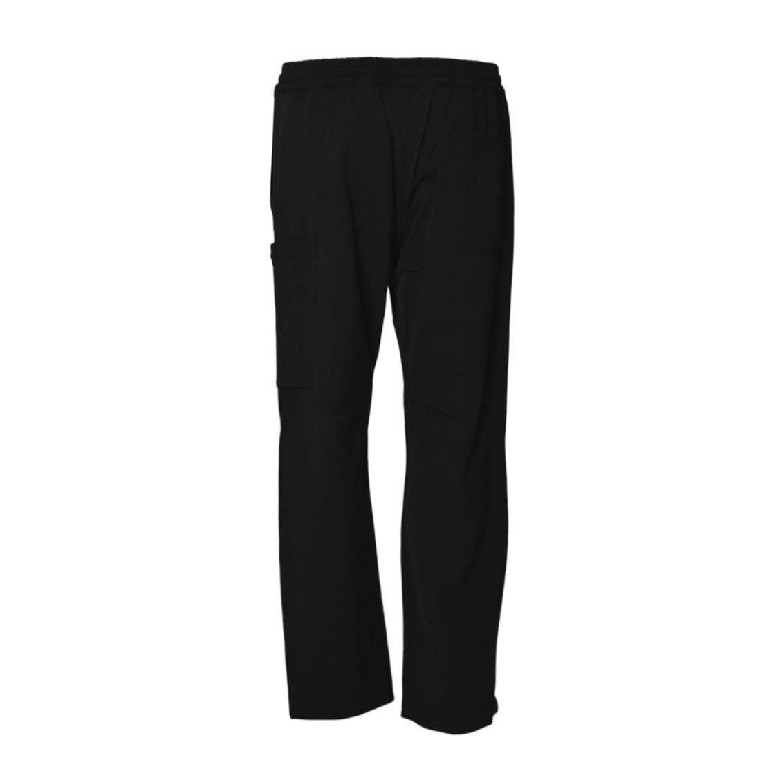 C.P. Company Relaxed-Fit Black Trousers With Elastic Waistband And Utility Pockets