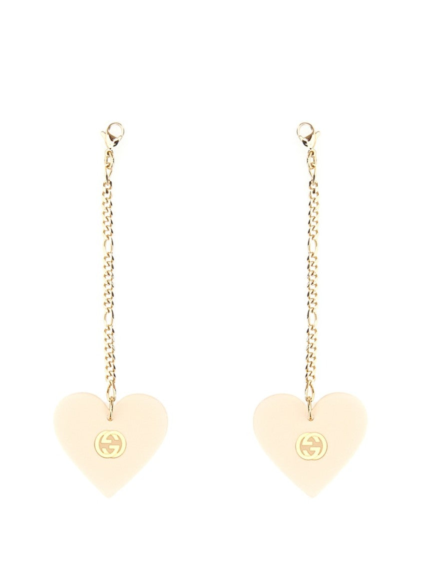 Gucci Heart-Shaped Pendant Sunglasses