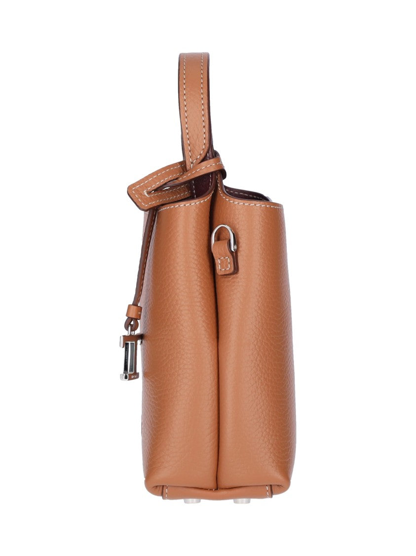 Tod's Structured Textured Leather Handbag