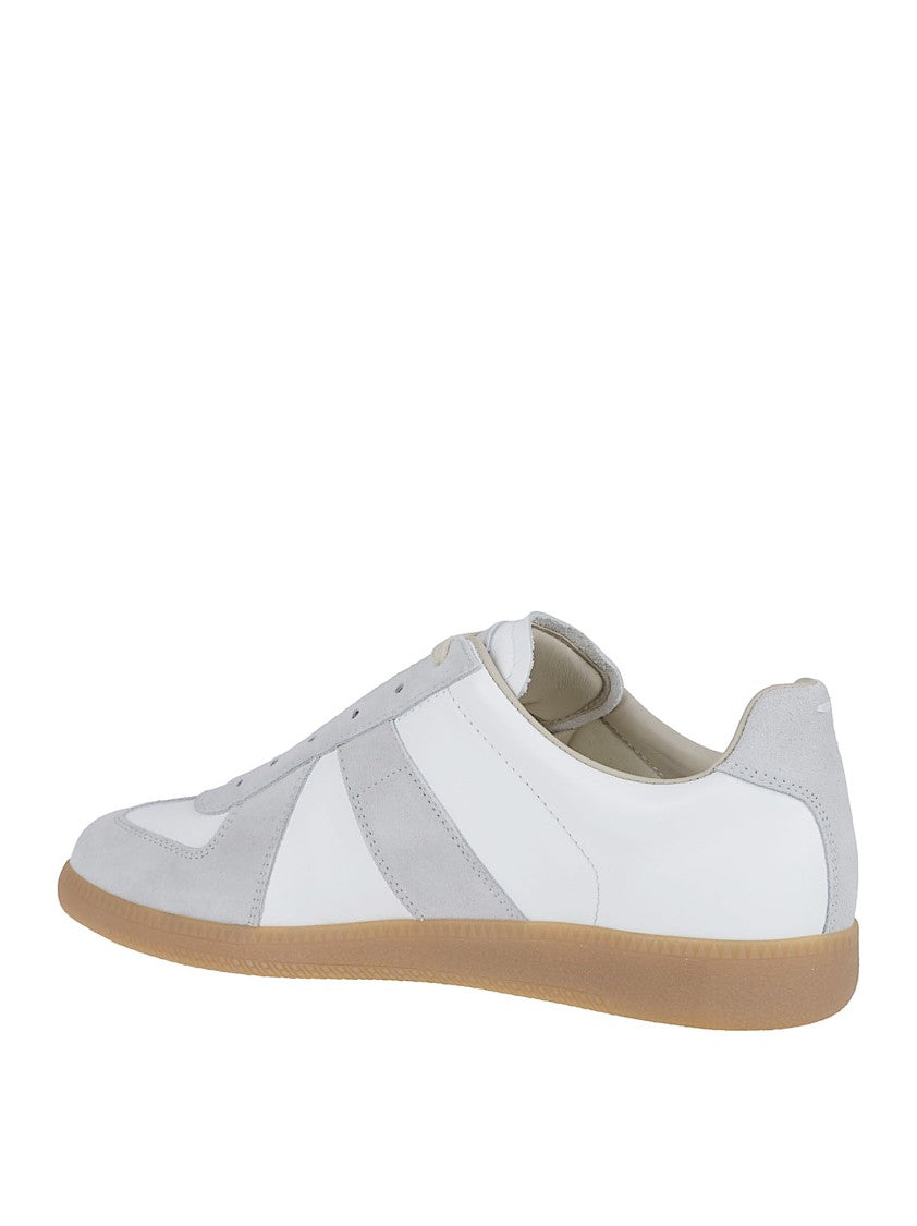 Maison Margiela Low Top Sneakers With Multi-Panel Design