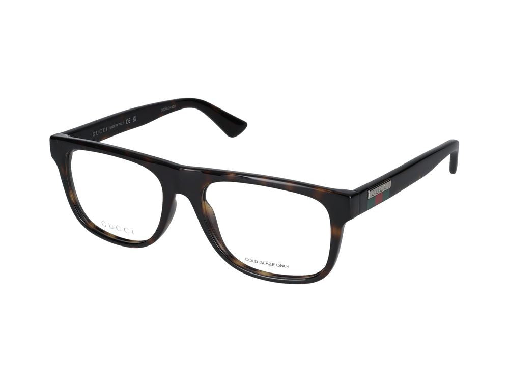 Gucci Eyeglasses Gg1117o 006 Havana Havana Transparent 56/17/145